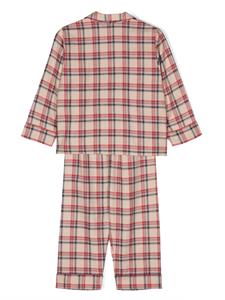Bonpoint Pyjama met geborduurd logo - Beige
