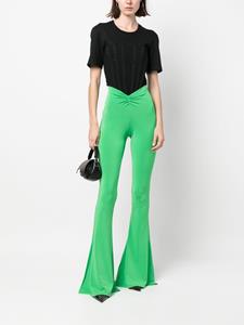 THE ANDAMANE Broek met ruches - Groen