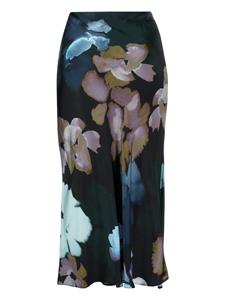PS Paul Smith floral-print flared midi skirt - Veelkleurig