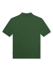 BOSS Kidswear Poloshirt met geborduurd logo - Groen