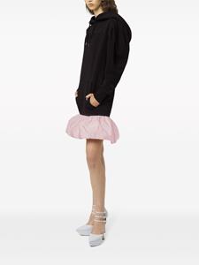 Nina Ricci logo-print cotton sweatshirt minidress - Zwart