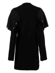 Kiko Kostadinov Horsebrow gelaagde mini-jurk - Zwart