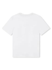 BOSS Kidswear T-shirt met logoprint - Wit