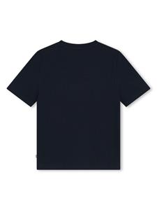 BOSS Kidswear Sweater met logoprint - Zwart