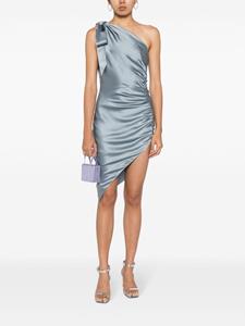 Michelle Mason Asymmetrische zijden mini-jurk - Blauw