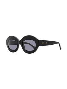 Marni Eyewear Ik Kil Cenote zonnebril met ovalen montuur - Zwart