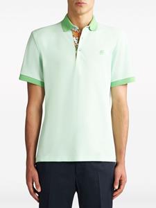ETRO Pegaso cotton polo shirt - Groen