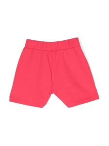 Balmain Kids Katoenen shorts met knopen met reliëf - Roze
