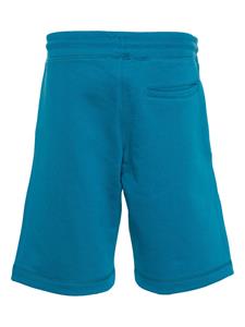 PS Paul Smith Zebra-patch cotton shorts - Blauw