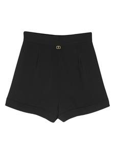 TWINSET tailored pleated shorts - Zwart