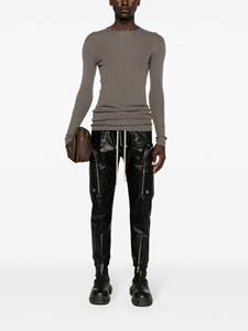 Rick Owens Bauhaus coated cargo trousers - Zwart