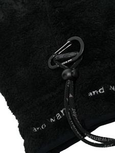 And Wander High Loft fleece gloves - Zwart