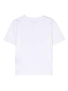 Balmain Kids logo-embossed cotton T-shirt - Wit