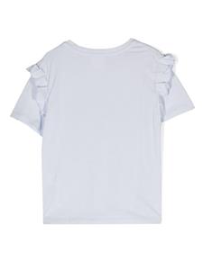 Givenchy Kids logo-print cotton T-shirt - Blauw