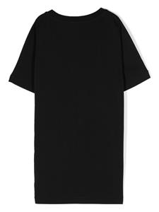 Moschino Kids T-shirt met logoprint - Zwart