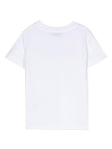 Missoni Kids Katoenen T-shirt verfraaid met kristallen - Wit