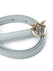 PINKO Love Birds leather belt - Blauw