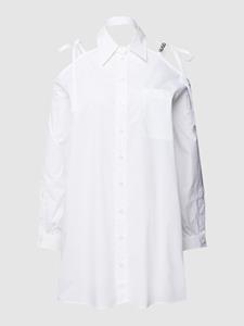 HUGO Lange blouse met platte kraag, model 'Kivy'