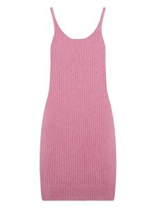 Dsquared2 Geribbelde mini-jurk - Roze