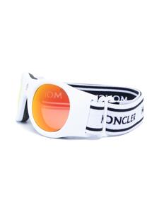 Moncler Eyewear Zonnebril met logoband - Wit