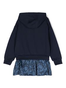 Versace Kids Sweaterjurk met Medusa print - Blauw