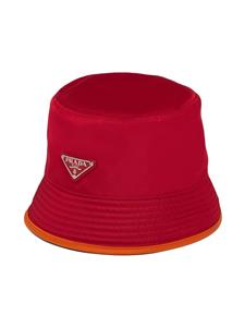 Prada Nylon hoed - Rood