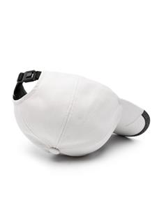 Moncler logo-patch cotton cap - Grijs