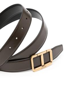 TOM FORD T-buckle leather belt - Bruin