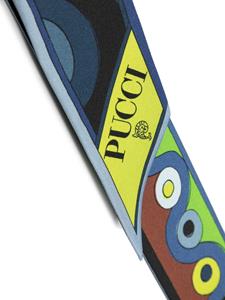 PUCCI Sjaal met logoprint - Blauw