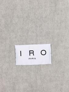 IRO Sjaal met logopatch - Grijs
