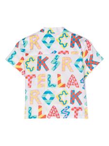 Stella McCartney Kids text-print cotton shirt - Wit