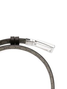 Gucci Interlocking G leather belt - Bruin