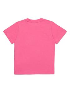 Diesel Kids logo-print cotton T-shirt - Roze