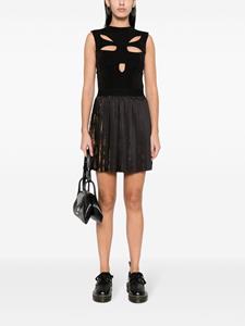 Versace Jeans Couture Watercolour Couture miniskirt - Zwart