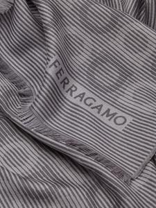Ferragamo Sjaal met Gancini-patroon - Grijs