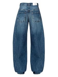 PINKO mid-rise tapered jeans - Blauw