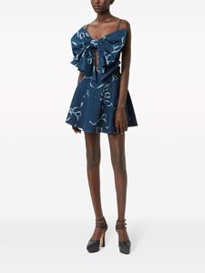 Nina Ricci Shorts met print - Blauw