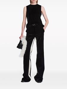 Proenza Schouler velvet flared trousers - Zwart