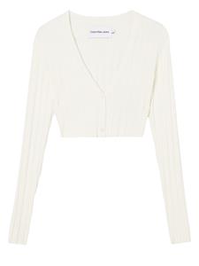 Calvin Klein Gebreid vest in wit voor Dames