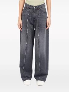 MM6 Maison Margiela wide-leg cotton jeans - Grijs