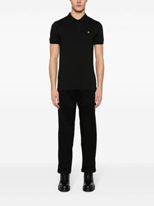 Calvin Klein Jeans logo-patch polo shirt - Zwart