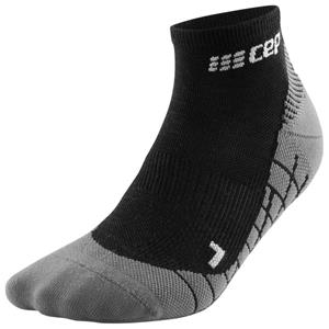CEP   Light Merino Socks Hiking Low Cut V3 - Wandelsokken, zwart/grijs