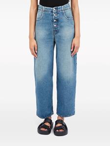 MM6 Maison Margiela wide-leg cotton jeans - Blauw