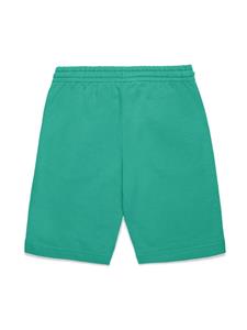 Nº21 Kids logo-print cotton shorts - Groen