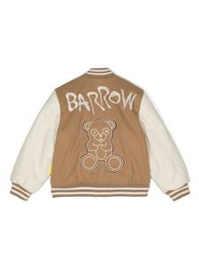 BARROW logo-appliqué bomber jacket - Bruin