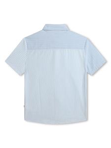 BOSS Kidswear Overhemd met vlakken - Blauw