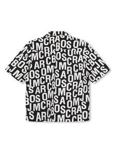 Marc Jacobs Kids Katoenen shirt met logoprint - Zwart
