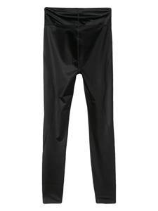Adidas by Stella McCartney logo-print high-waisted leggings - Zwart