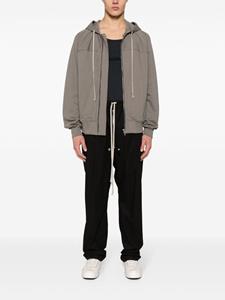 Rick Owens tapered drop-crotch trousers - Zwart