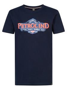 Petrol Industries Artwork T-shirt Driftwave Navy Blue 